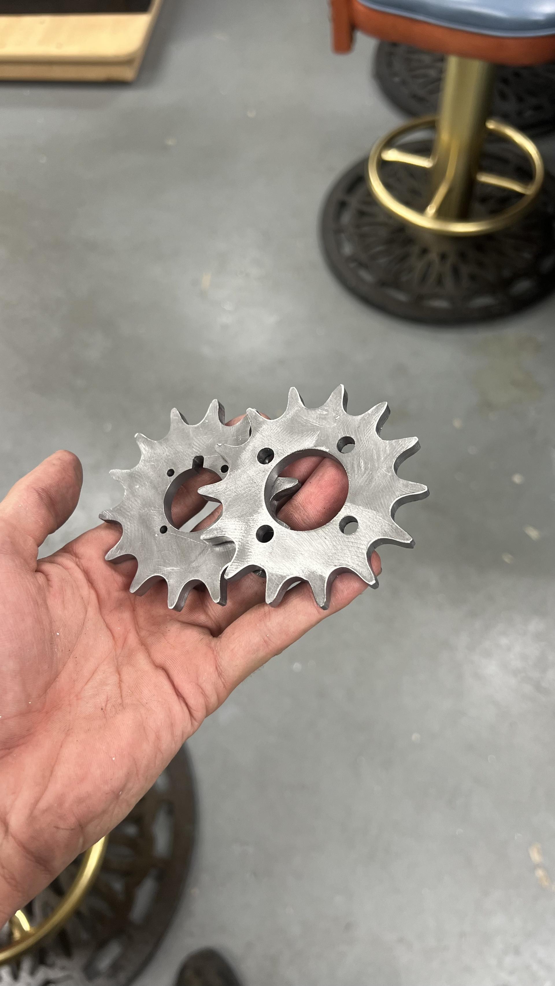 Custom 4130 chromoly sprockets