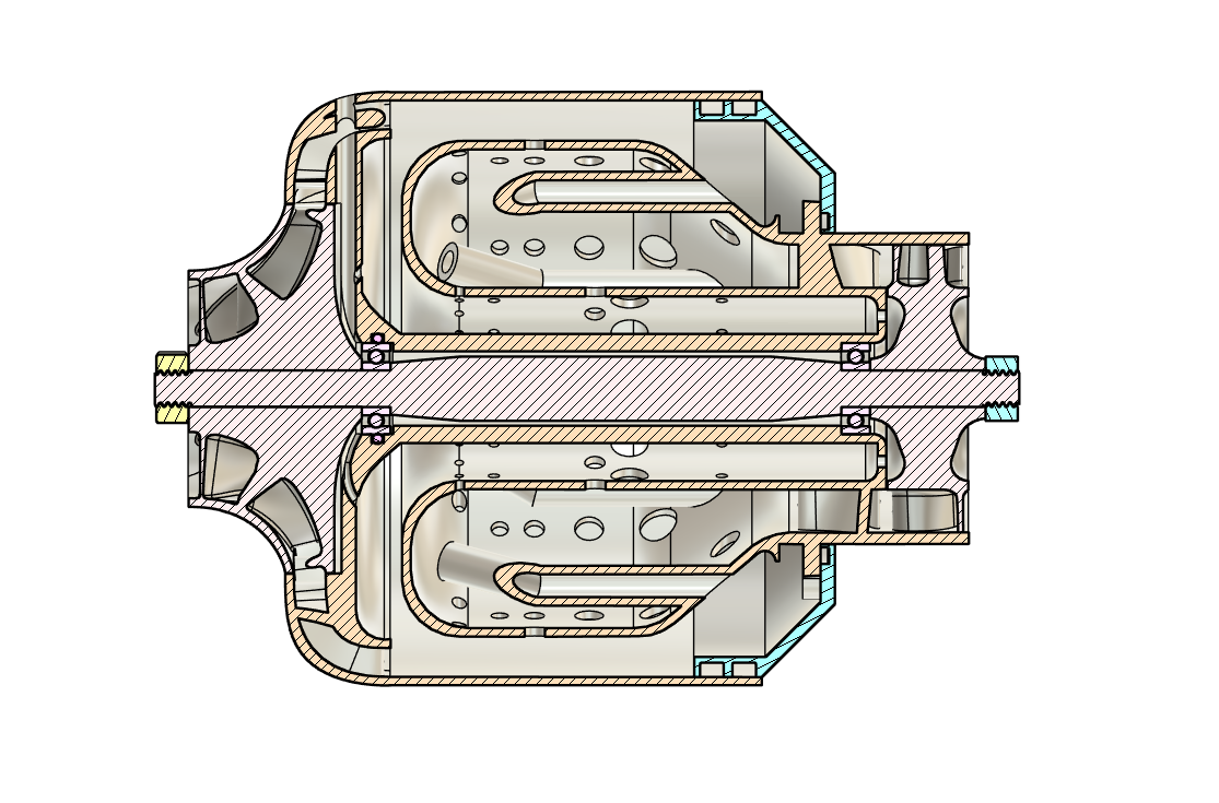 Technical 2D engineering drawings